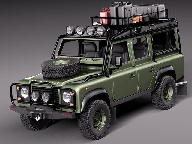 land rover landrover defender 3d model